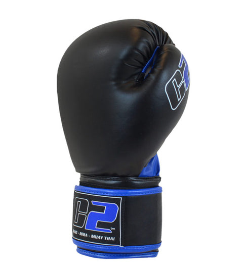 Combat Corner C2 Boxing Gloves w/ XtraFresh Blk/Blue-2